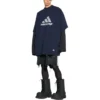 T-shirt oversize Balenciaga x adidas « Navy » 731769TNVA64356
