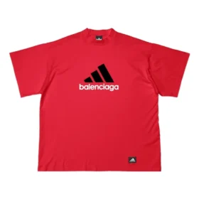 T-shirt oversize Balenciaga x adidas « Red » 712398TNVA66278