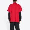 T-shirt oversize Balenciaga x adidas « Red » 712398TNVA66278