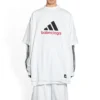 T-shirt oversize Balenciaga x adidas « White » 731769TNVA69065