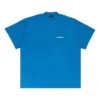 T-shirt oversize « Blue » avec motif barré 712398TMVJ64024