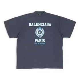 T-shirt oversize College Crest « Navy » 694576TMV954140