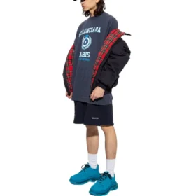 T-shirt oversize College Crest « Navy » 694576TMV954140