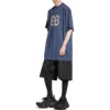 T-shirt oversize Crypto « Bleu » 739028TOVU64108