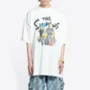 T-shirt oversize en coton Balenciaga x THE SIMPSONS « Blanc » 676589TLVG70901
