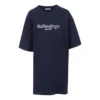 T-shirt oversize en coton « Dark Blue » 583218TFV44