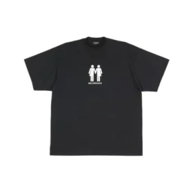 T-shirt oversize en coton « Pride 22 » « Black White » 694576TMVO21070