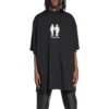 T-shirt oversize en coton « Pride 22 » « Black White » 694576TMVO21070