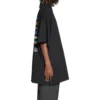 T-shirt oversize en coton « Pride 22 » « Black White » 694576TMVO21070