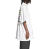 T-shirt oversize en coton Pride 22 « Blanc Noir » 694576TMVO20904