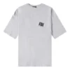 T-shirt oversize FBI « Gris chiné noir » 681314TLVG91380