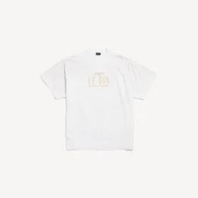 T-shirt oversize « Fragrance le dix » en gris chiné clair