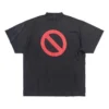 T-shirt oversize à l&rsquo;envers de la série Bfrnd « Black Faded » 787358TQVG81083