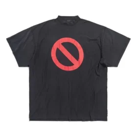 T-shirt oversize à l&rsquo;envers de la série Bfrnd « Black Faded » 787358TQVG81083