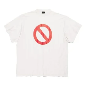 T-shirt oversize à l&rsquo;envers de la série Bfrnd « Off White » 787358TQVG89016