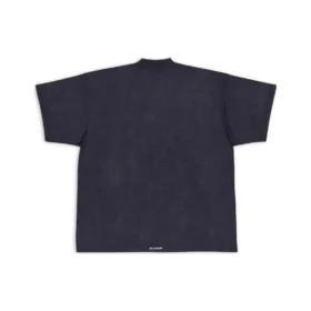 T-shirt oversize à languettes « Black » 694576TMVJ21151