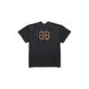 T-shirt oversize Paris Moon à double imprimé sur le devant « Black » 791615TQVY22020