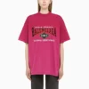 T-shirt oversize « Pink » en jersey vintage authentique 694576TMVA95566