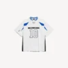 T-shirt oversize pour homme Balenciaga | Collaboration NBA, blanc/multicolore T-shirt oversize pour homme Balenciaga | Collaboration NBA, blanc/multicolore
