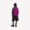 T-shirt oversize pour homme Balenciaga | Collaboration NBA, couleur violet T-shirt oversize pour homme Balenciaga | Collaboration NBA, couleur violet