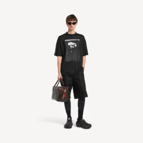 T-shirt oversize pour homme « The Song of the Highest Tower » en noir
