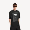 T-shirt oversize pour homme « The Song of the Highest Tower » en noir