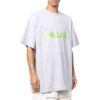 T-shirt oversize Slime « Gris Vert » 676589TLVF11203