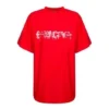 T-shirt oversize Slime « Red White » 676589TLVF16407