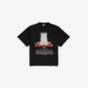 T-shirt oversize « The Door » pour femme, noir