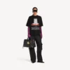 T-shirt oversize « The Door » pour femme, noir