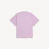 T-shirt oversize vintage pour femme, style surfeur, couleur rose ancien
