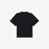 T-shirt oversize vintage surfeur pour homme, noir