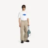 T-shirt oversize « Wet Brush » pour homme, blanc T-shirt oversize « Wet Brush » pour homme, blanc
