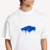 T-shirt oversize « Wet Brush » pour homme, blanc T-shirt oversize « Wet Brush » pour homme, blanc