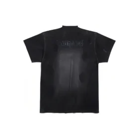 T-shirt Paris Moon oversize « Black Faded » 739028TOVE41055