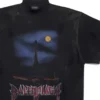 T-shirt Paris Moon oversize « Black Faded » 739028TOVE41055