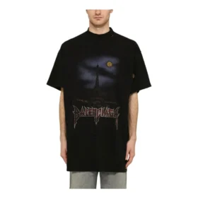 T-shirt Paris Moon Oversized « Black Faded » 739028TQVX61055