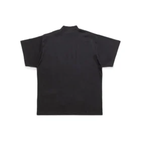 T-shirt Post It Oversized « Washed Black » 739028TOVD41055