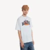 T-shirt pour homme « Bumper Stickers » coupe moyenne, blanc T-shirt pour homme « Bumper Stickers » coupe moyenne, blanc