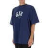 T-shirt Pride, coupe carrée « Bleu marine » 651795TLV938561