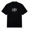 T-shirt Pride coupe carrée « Noir » 651795TLV931000