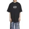 T-shirt Pride coupe carrée « Noir » 651795TLV931000