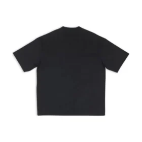 T-shirt Qixi Crest coupe moyenne « Noir » 612966TMVL41075