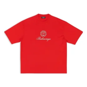 T-shirt Qixi Crest, coupe moyenne « Rouge » 612966TMVL46971
