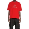 T-shirt Qixi Crest, coupe moyenne « Rouge » 612966TMVL46971