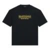 T-shirt Retail Therapy, coupe moyenne « Noir Jaune » 612966TLVB11361