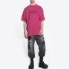 T-shirt Retail Therapy Slit « Burgundy Black » 675016TLVB16165