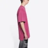 T-shirt Retail Therapy Slit « Burgundy Black » 675016TLVB16165