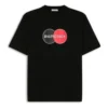 T-shirt rétro ample à manches courtes, noir 620941TIV791000