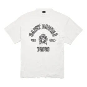 T-shirt Saint-Honoré coupe oversize « Blanc » 787349TRVM59012